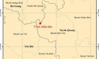 Tuyên Quang: Xảy ra động đất 4 độ richter