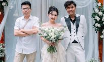 Cô gái đi đám cưới mặc váy trắng, cầm hoa như cô dâu khiến cộng đồng mạng 'lắc đầu'