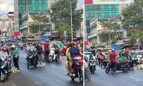 TP. HCM: Xuất hiện cơn 'mưa vàng' sau kỳ nghỉ lễ, nhiều người bị ngã do đường trơn
