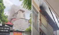 Hà Nội: Cháy nhà 3 tầng trong ngõ nhỏ ở Cầu Giấy, 5 người trong gia đình thoát nạn