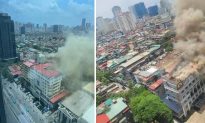 Hà Nội: Cháy khách sạn Capital Garden, khói bốc lên cuồn cuộn trên mái nhà