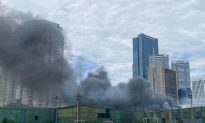Hà Nội: Cháy nhà xưởng ở Cầu Giấy, khói đen dày đặc