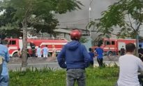 TP. HCM: Nhà xưởng cháy lớn, 2 người tử vong