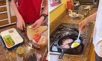 Hai anh em tuổi teen dậy sớm hơn bố mẹ và nấu bữa sáng cho cả nhà mỗi ngày