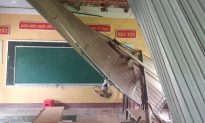 Đắk Lắk: Trần nhà 1 phòng học bất ngờ đổ sập do xuống cấp
