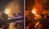 Nam Định: Cháy nhà 4 tầng, 4 người kịp thoát thân