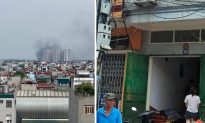 Hà Nội: Nổ bình gas ở Hà Đông, cột khói bốc ngùn ngụt