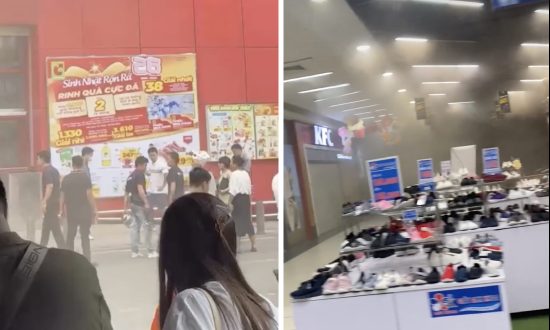 Hà Nội: Tầng 1 Trung tâm thương mại Big C Thăng Long xảy ra hoả hoạn